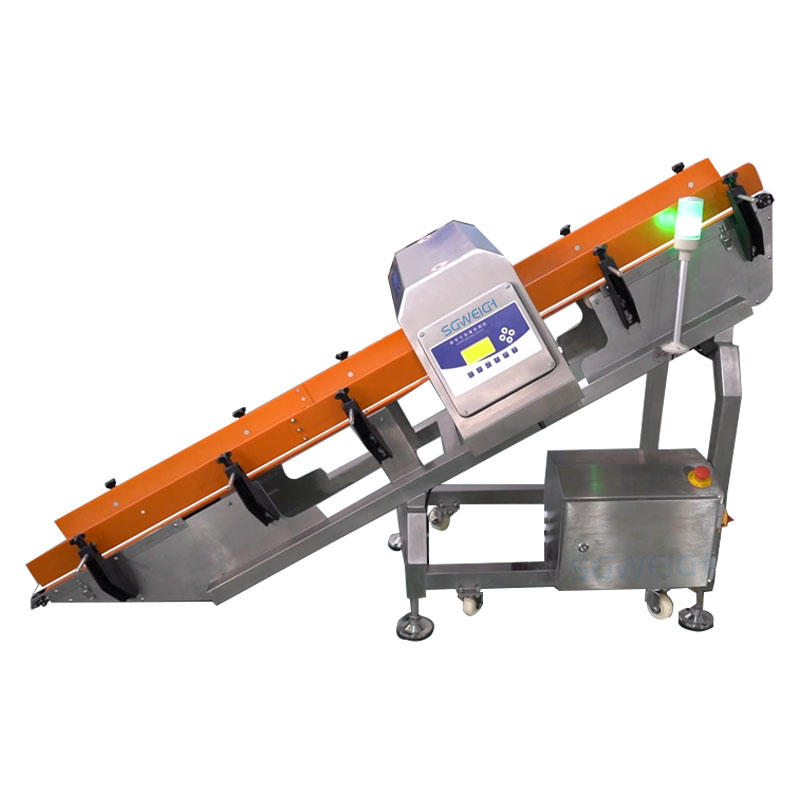Incline Conveyor Metal Detector Machine